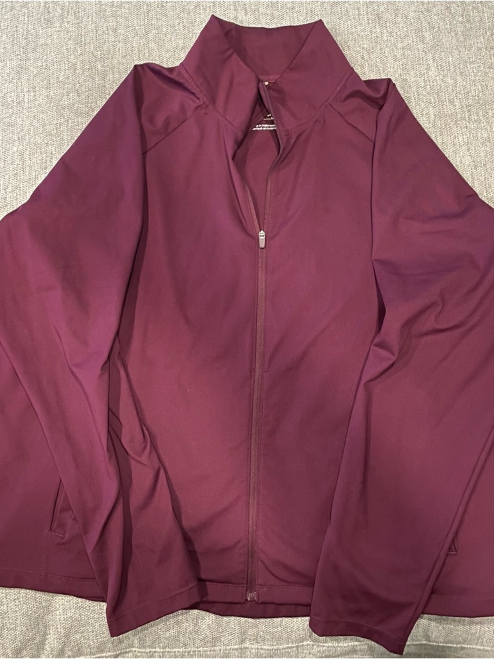 torrid Burgundy Zip-Front Jacket